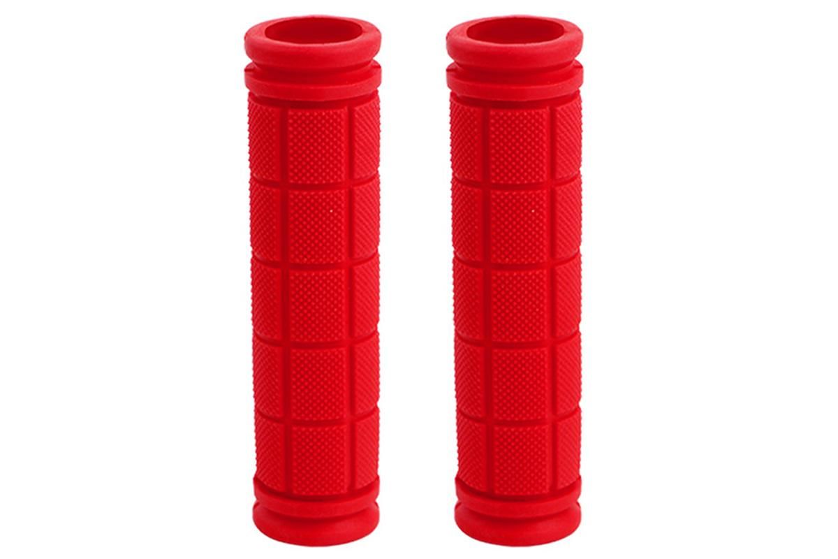 2PCS Bicycle Handle Bar Grips Rubber Grips For BMX MTB Cycle Road Mountain Bike - Red V1308-DSZKI-419-1