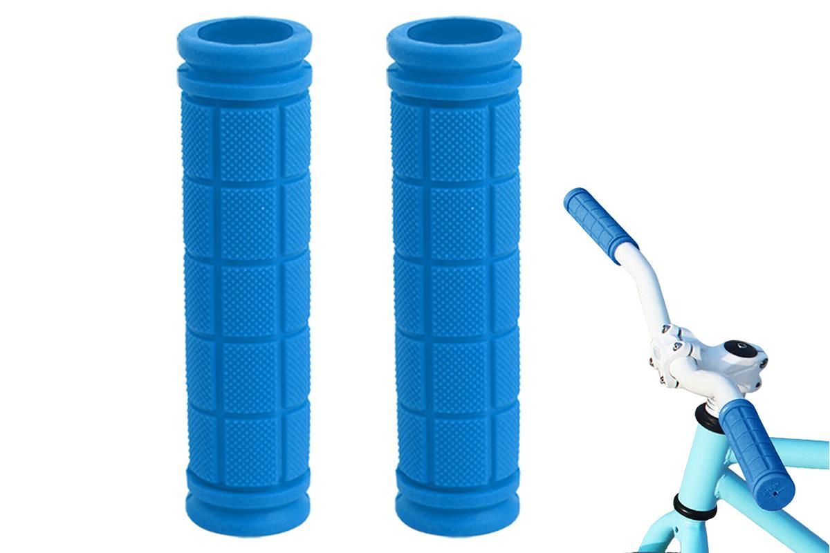 2PCS Bicycle Handle Bar Grips Rubber Grips For BMX MTB Cycle Road Mountain Bike - Blue V1308-DSZKI-419-2