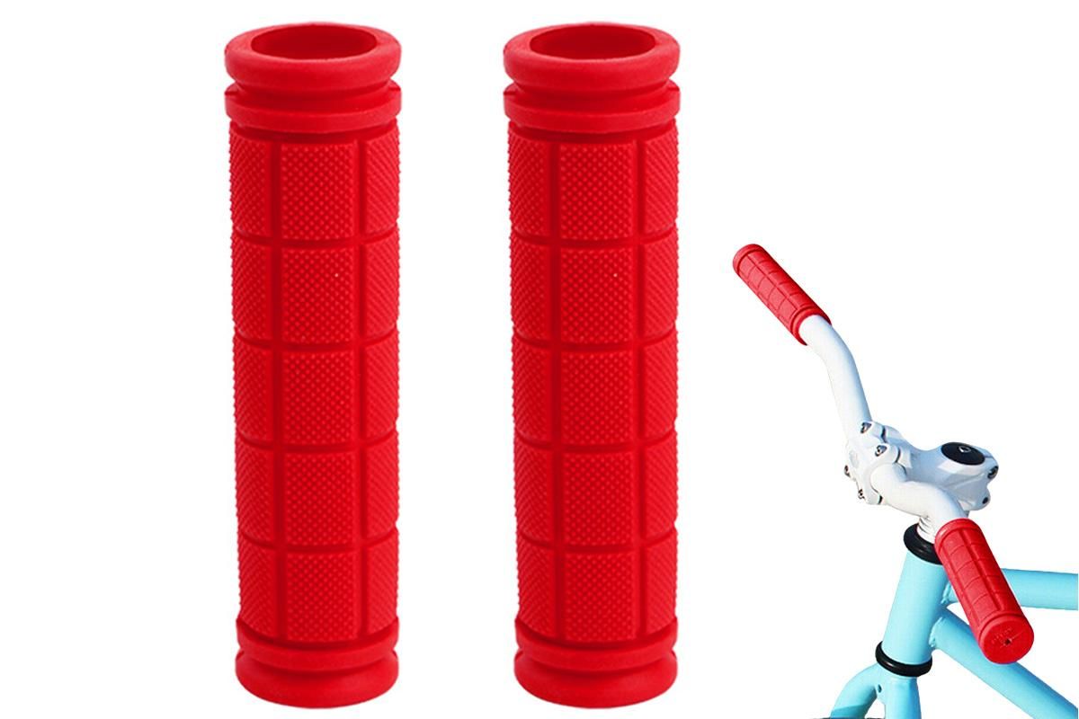 2PCS Bicycle Handle Bar Grips Rubber Grips For BMX MTB Cycle Road Mountain Bike - Blue V1308-DSZKI-419-2
