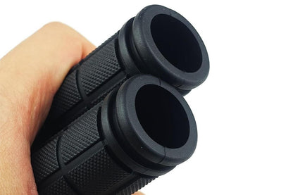 2PCS Bicycle Handle Bar Grips Rubber Grips For BMX MTB Cycle Road Mountain Bike - Black V1308-DSZKI-419-3