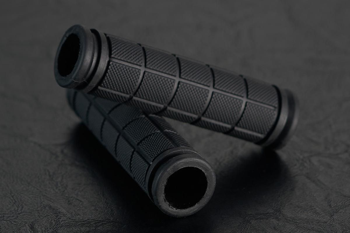 2PCS Bicycle Handle Bar Grips Rubber Grips For BMX MTB Cycle Road Mountain Bike - Black V1308-DSZKI-419-3