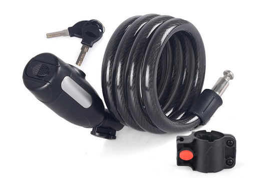 4FT Combination Bike Lock Heavy Duty Anti-Theft Cable Lock for Bicycles E-Bikes V1308-DSZKI-420