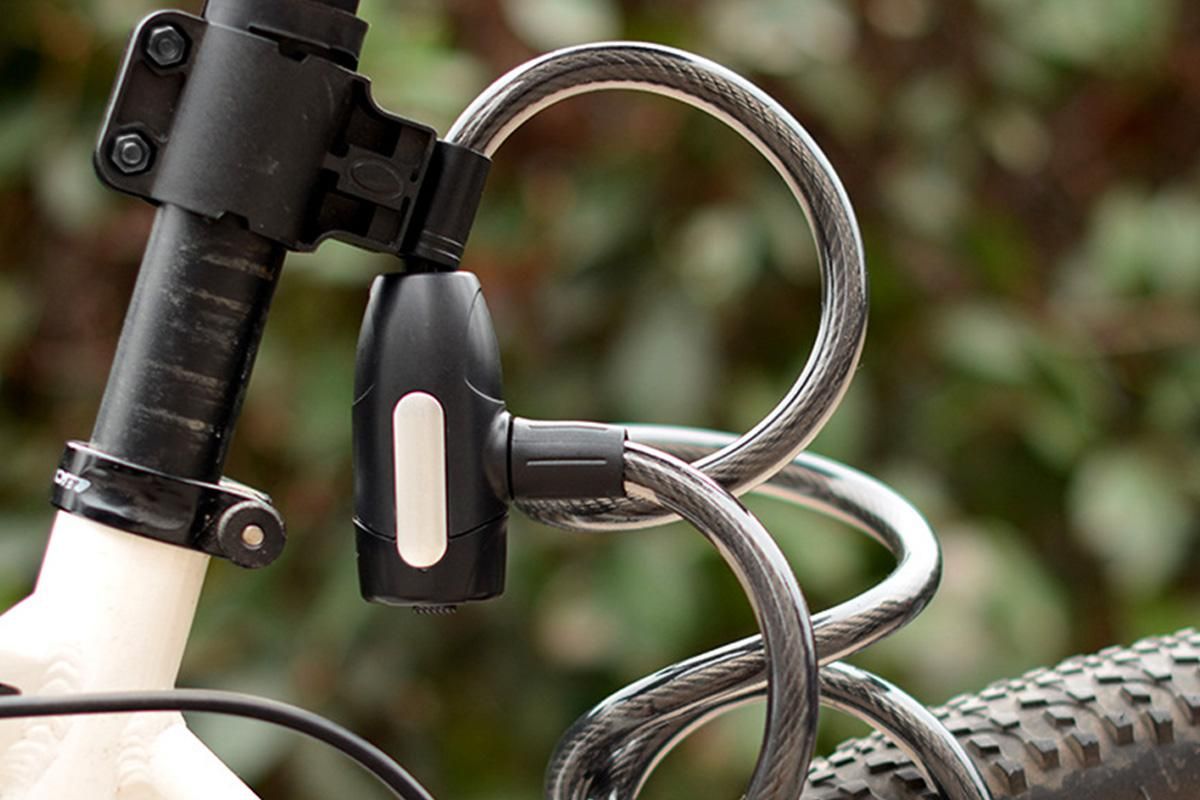 4FT Combination Bike Lock Heavy Duty Anti-Theft Cable Lock for Bicycles E-Bikes V1308-DSZKI-420