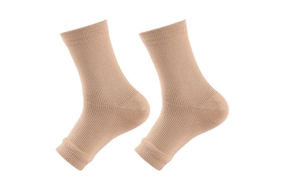 Compression Short Socks Ankle Support Socks -Nude / S V1308-DSZKI-424-1