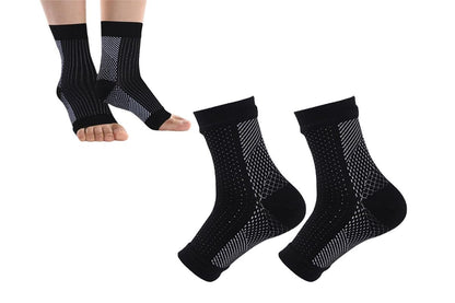 Compression Short Socks Ankle Support Socks -Nude / S V1308-DSZKI-424-1
