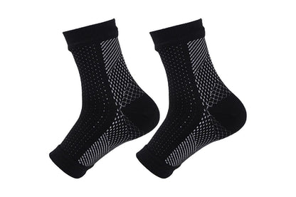 Compression Short Socks Ankle Support Socks -Black / S V1308-DSZKI-425-1