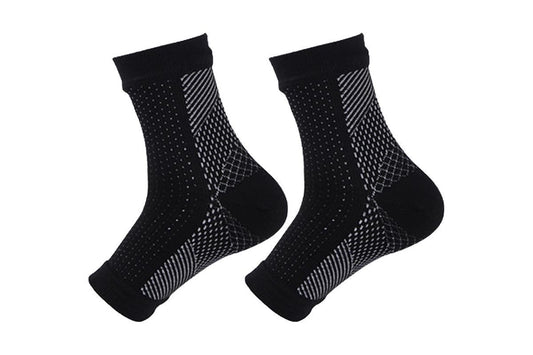 Compression Short Socks Ankle Support Socks -Black / L V1308-DSZKI-425-2