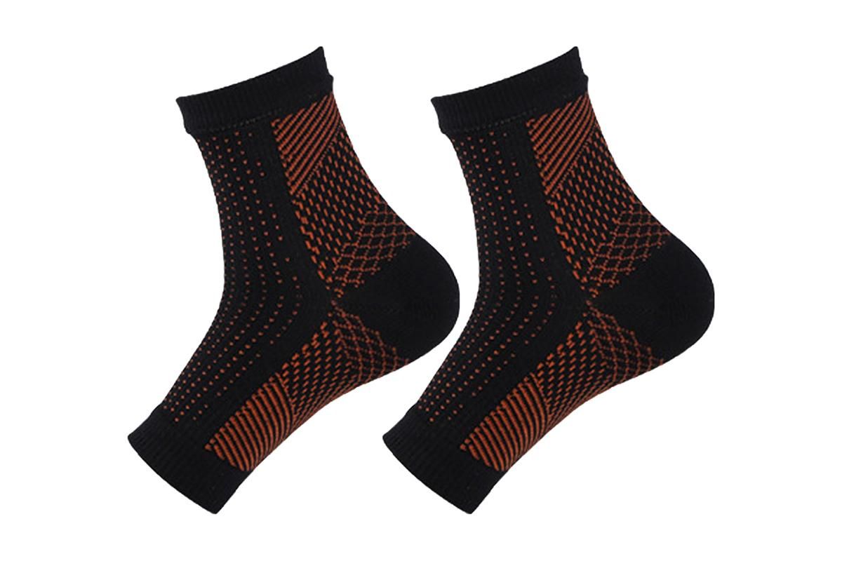 Compression Short Socks Ankle Support Socks -Orange / S V1308-DSZKI-426-1