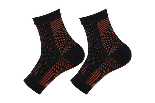 Compression Short Socks Ankle Support Socks -Orange / S V1308-DSZKI-426-1