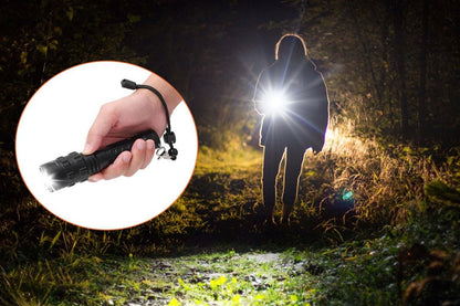 Rechargeable Flashlights High Lumens Flashlight Powerful Tactical Flashlights Flashlight for Emergency Camping V1308-DSZKI-43