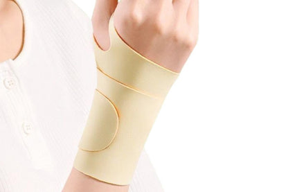 2X Adjustable Wrist Brace Wrist Support Protection Strap Compatible With Both Hands - Orange V1308-DSZKI-435-2
