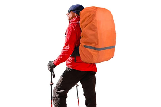 High-Visibility Backpack Rain Cover with Reflective Strip Water-Resistant Outdoor Night Travel Bag Cover V1308-DSZKI-44-2