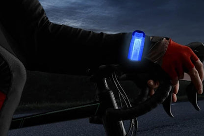 LED Light-Up Armband Safety Belt Night Running Cycling Arm Band -Blue V1308-DSZKI-442-4