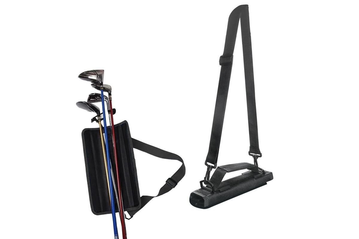 Portable Golf Club Bag With Adjustable Strap Golf Accessories -Black V1308-DSZKI-443-2