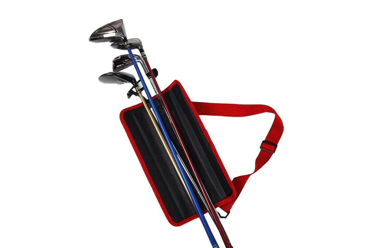 Portable Golf Club Bag With Adjustable Strap Golf Accessories -Red V1308-DSZKI-443-3