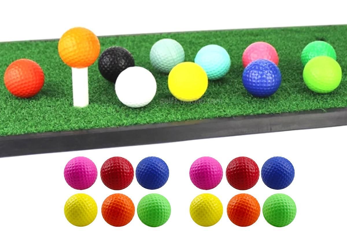 PU Sponge Ball 24Pcs Golf Practice Foam Balls Indoor Outdoor Training Ball V1308-DSZKI-444