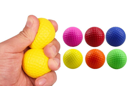 PU Sponge Ball 24Pcs Golf Practice Foam Balls Indoor Outdoor Training Ball V1308-DSZKI-444