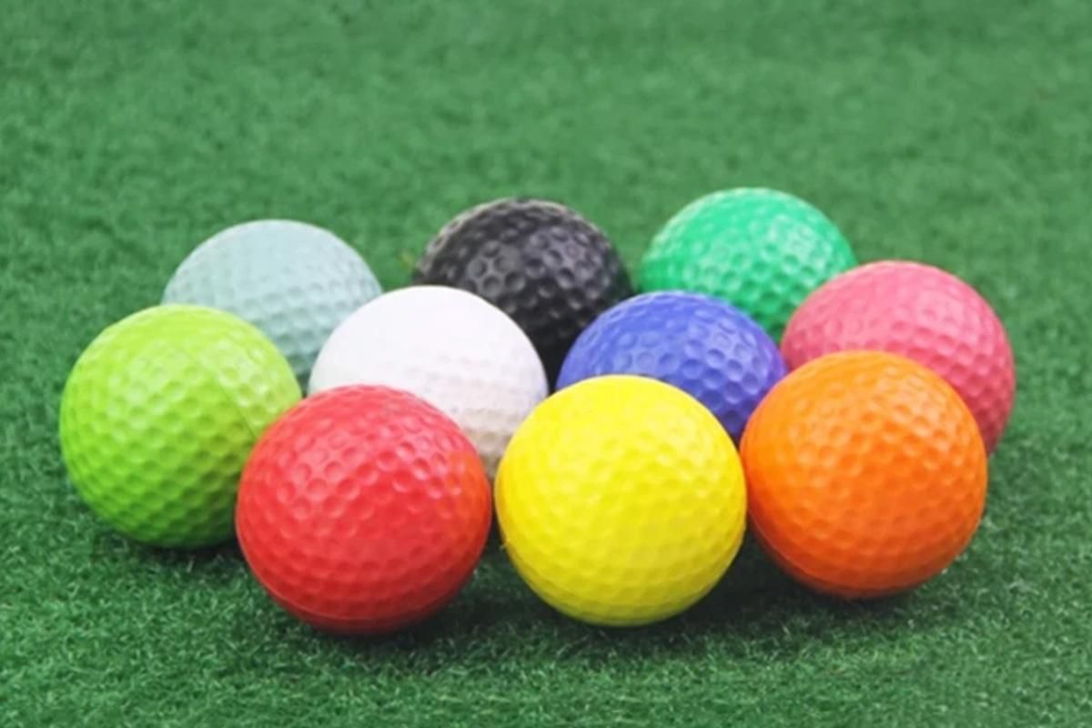 PU Sponge Ball 24Pcs Golf Practice Foam Balls Indoor Outdoor Training Ball V1308-DSZKI-444