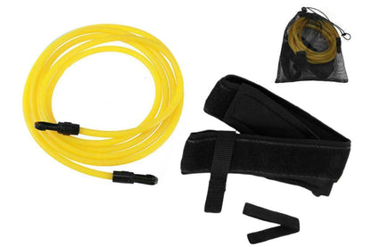 Swim Trainer Waist Belt with Swimming Resistance Tether Leash for Pool Training - Yellow V1308-DSZKI-445-2