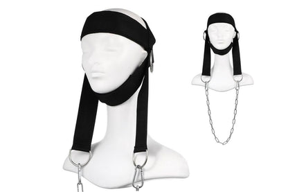 Weight Lifting Head Neck Harness Gym Workout Exercise Training Strap Belt V1308-DSZKI-446