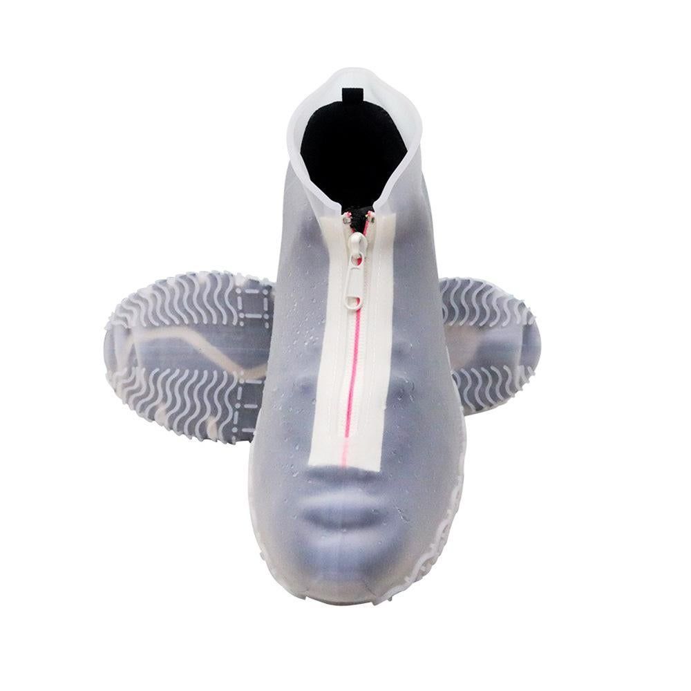 Waterproof Silicone Shoe Covers Reusable Overshoes - Transparent - L V1308-DSZKI-450-3