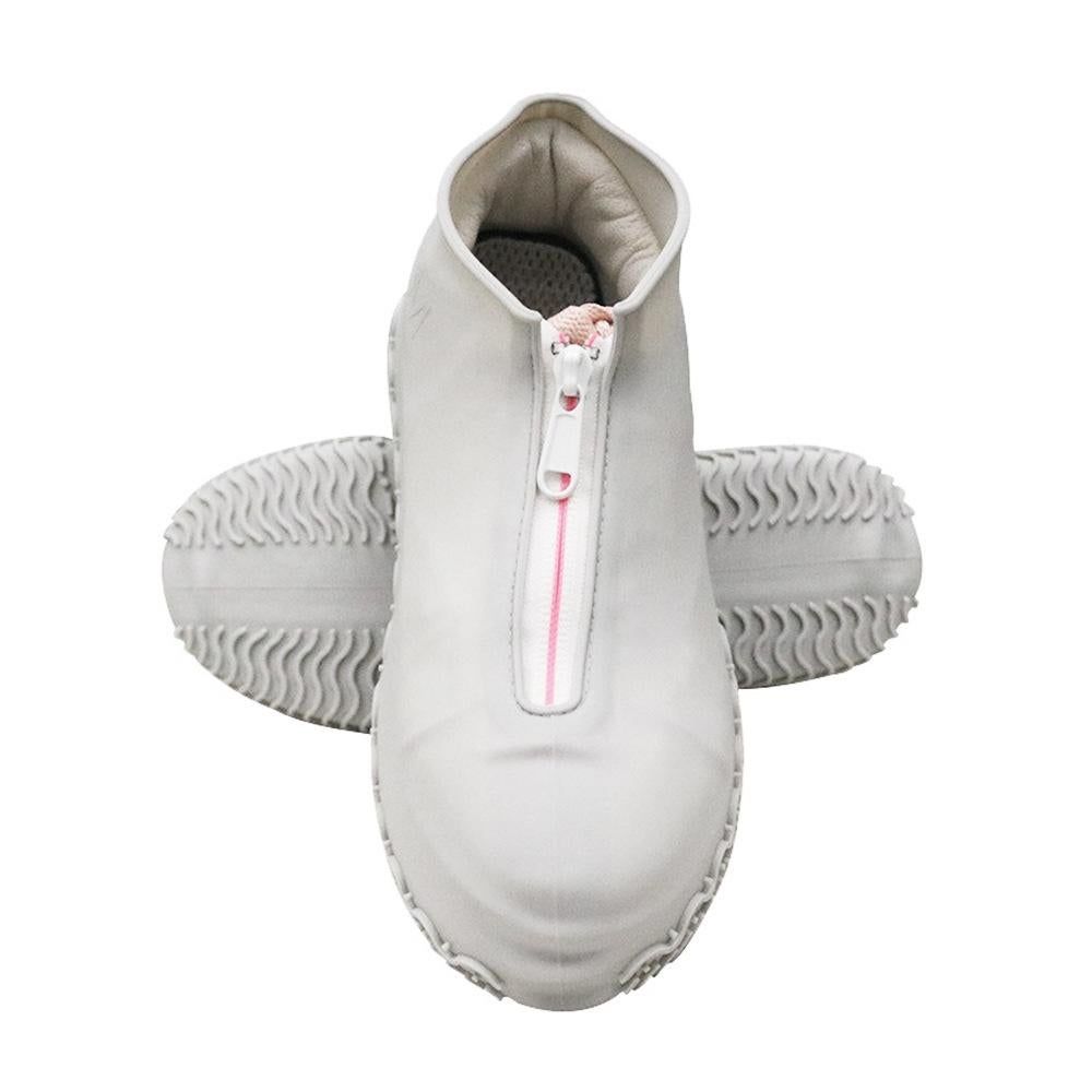 Waterproof Silicone Shoe Covers Reusable Overshoes - Light Gray - XL V1308-DSZKI-453-4