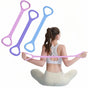 8 Shape Resistance Bands for Arm Back Training Yoga Pilates Physical Therapy Stretching 3 Pack V1308-DSZKI-461