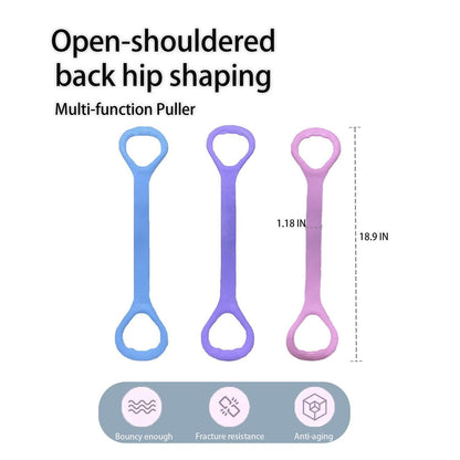 8 Shape Resistance Bands for Arm Back Training Yoga Pilates Physical Therapy Stretching 3 Pack V1308-DSZKI-461