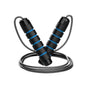 Adjustable Steel Jump Rope with Ball Bearings Foam Handles Tangle Free - Blue V1308-DSZKI-462-2