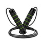 Adjustable Steel Jump Rope with Ball Bearings Foam Handles Tangle Free - Green V1308-DSZKI-462-3