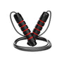 Adjustable Steel Jump Rope with Ball Bearings Foam Handles Tangle Free - Red V1308-DSZKI-462-4