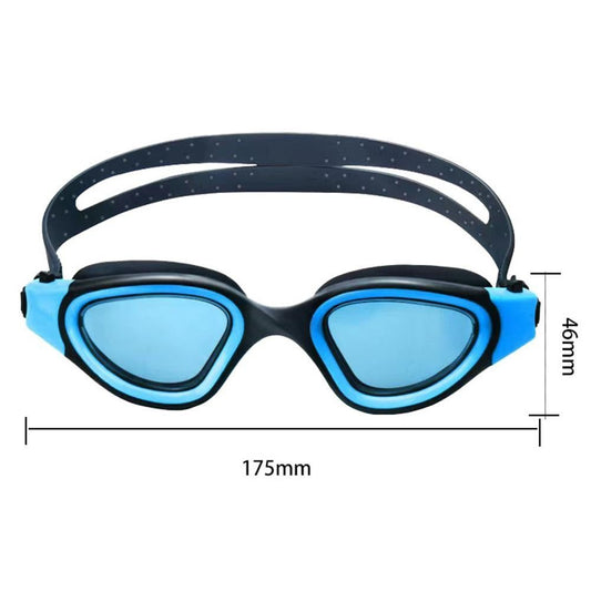 Adult Swimming Goggles Large Frame Anti-Fog UV Protection Silicone Waterproof Swim Glasses Mirrored Lens for V1308-DSZKI-464-2