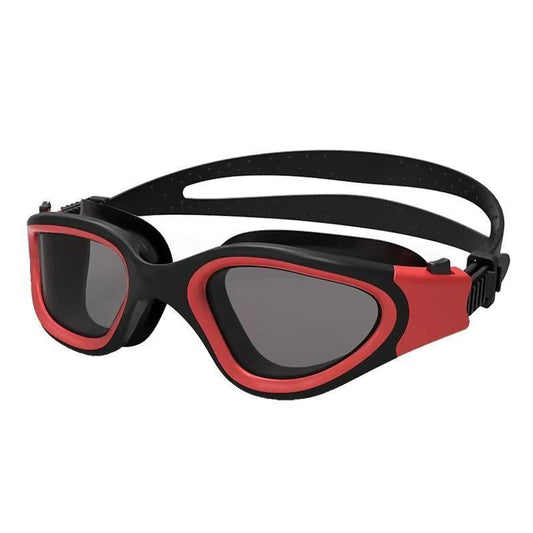 Adult Swimming Goggles Large Frame Anti-Fog UV Protection Silicone Waterproof Swim Glasses Mirrored Lens for V1308-DSZKI-464-4