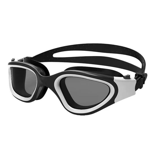 Adult Swimming Goggles Large Frame Anti-Fog UV Protection Silicone Waterproof Swim Glasses Mirrored Lens for V1308-DSZKI-464-5