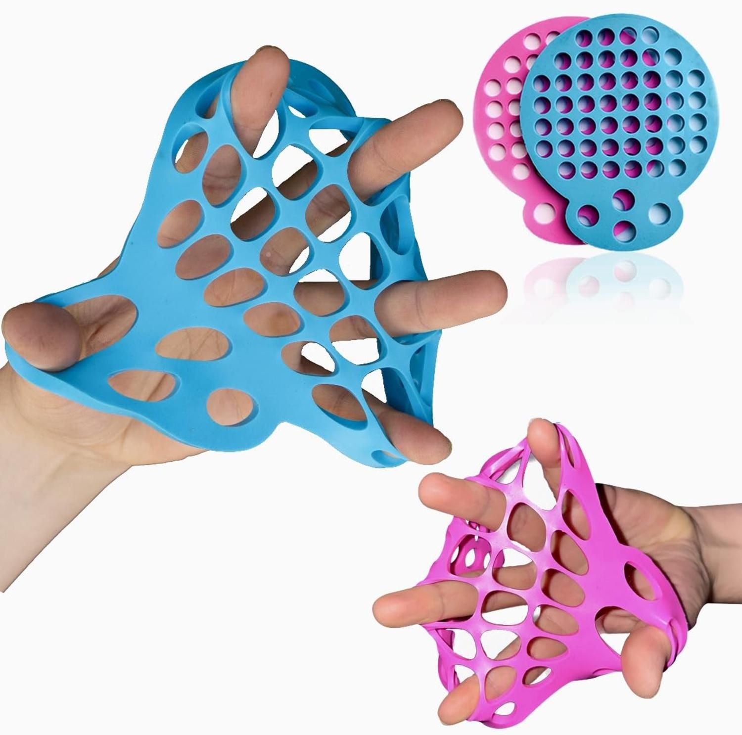 Finger Stretcher Hand Exerciser 2 Pack for Grip and Rehab V1308-DSZKI-467