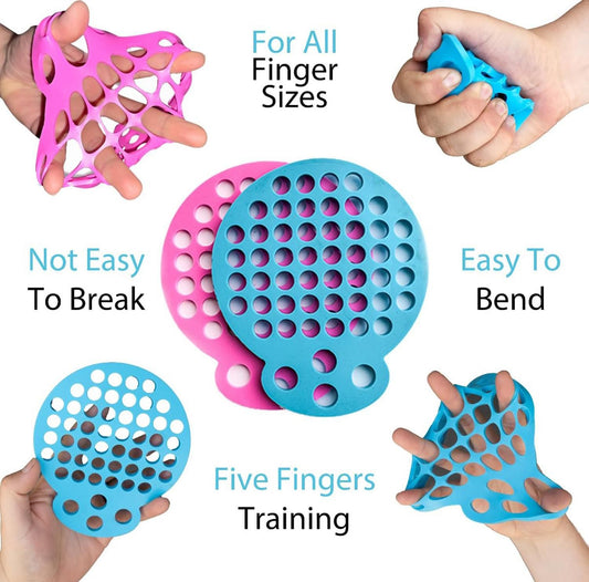 Finger Stretcher Hand Exerciser 2 Pack for Grip and Rehab V1308-DSZKI-467