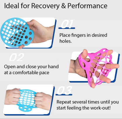 Finger Stretcher Hand Exerciser 2 Pack for Grip and Rehab V1308-DSZKI-467