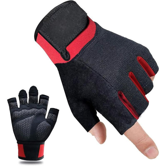 Fitness Gloves Half Finger Breathable Non Slip Weightlifting Training Workout Palm Support For Men And Women V1308-DSZKI-469-1