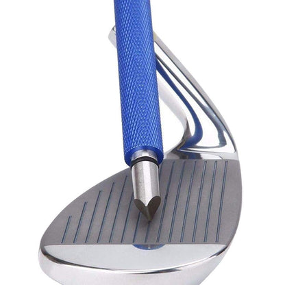 Golf Club Groove Cleaning Tool Wedge and Iron Groove Sharpener Golf Accessory - Blue V1308-DSZKI-472-2