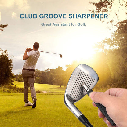 Golf Club Groove Cleaning Tool Wedge and Iron Groove Sharpener Golf Accessory - Blue V1308-DSZKI-472-2