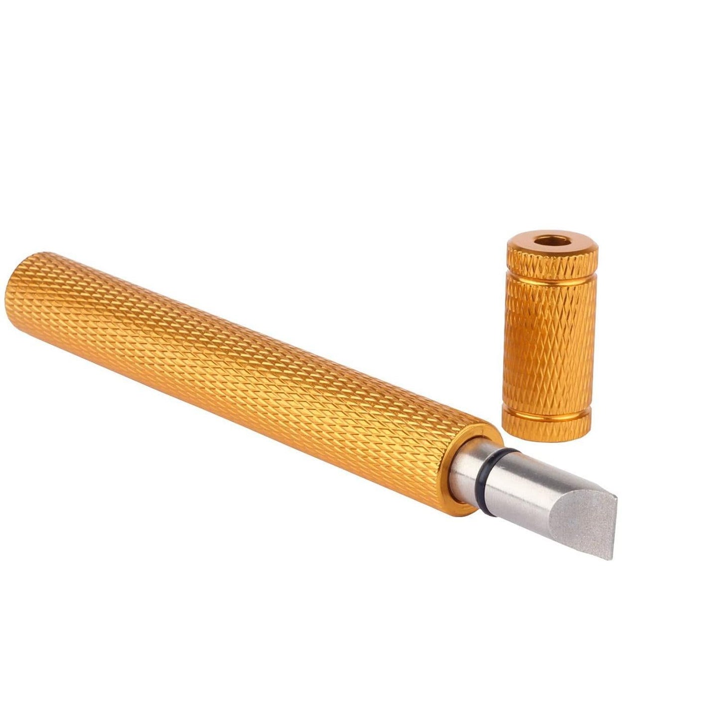 Golf Club Groove Cleaning Tool Wedge and Iron Groove Sharpener Golf Accessory - Gold V1308-DSZKI-472-3