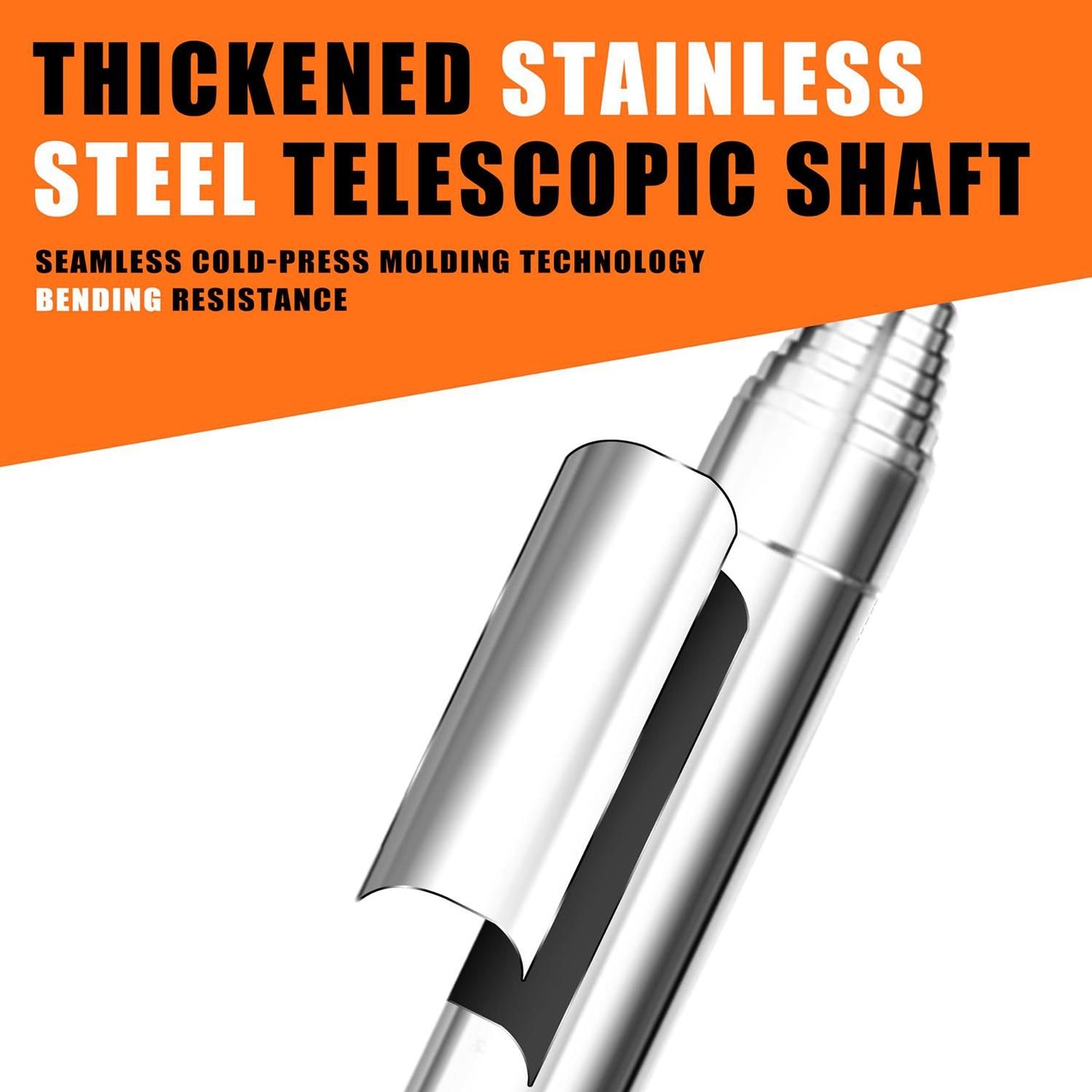 Hexagonal Aluminum Telescopic Golf Ball Retriever - 9FT V1308-DSZKI-476-1