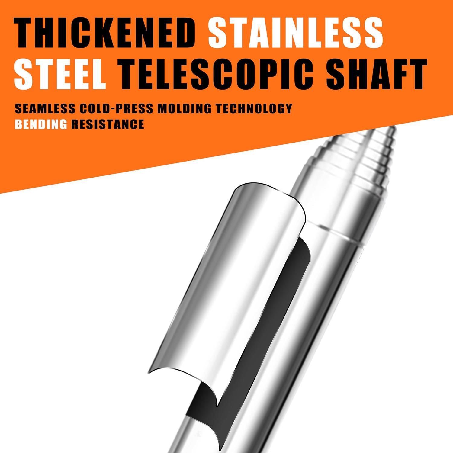 Hexagonal Aluminum Telescopic Golf Ball Retriever - 12FT V1308-DSZKI-476-2