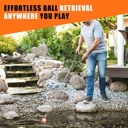 Hexagonal Aluminum Telescopic Golf Ball Retriever - 12FT V1308-DSZKI-476-2
