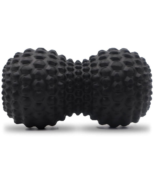 Peanut Massage Ball Double Lacrosse Roller For Deep Tissue Muscle And Myofascial Release - Black V1308-DSZKI-477-1