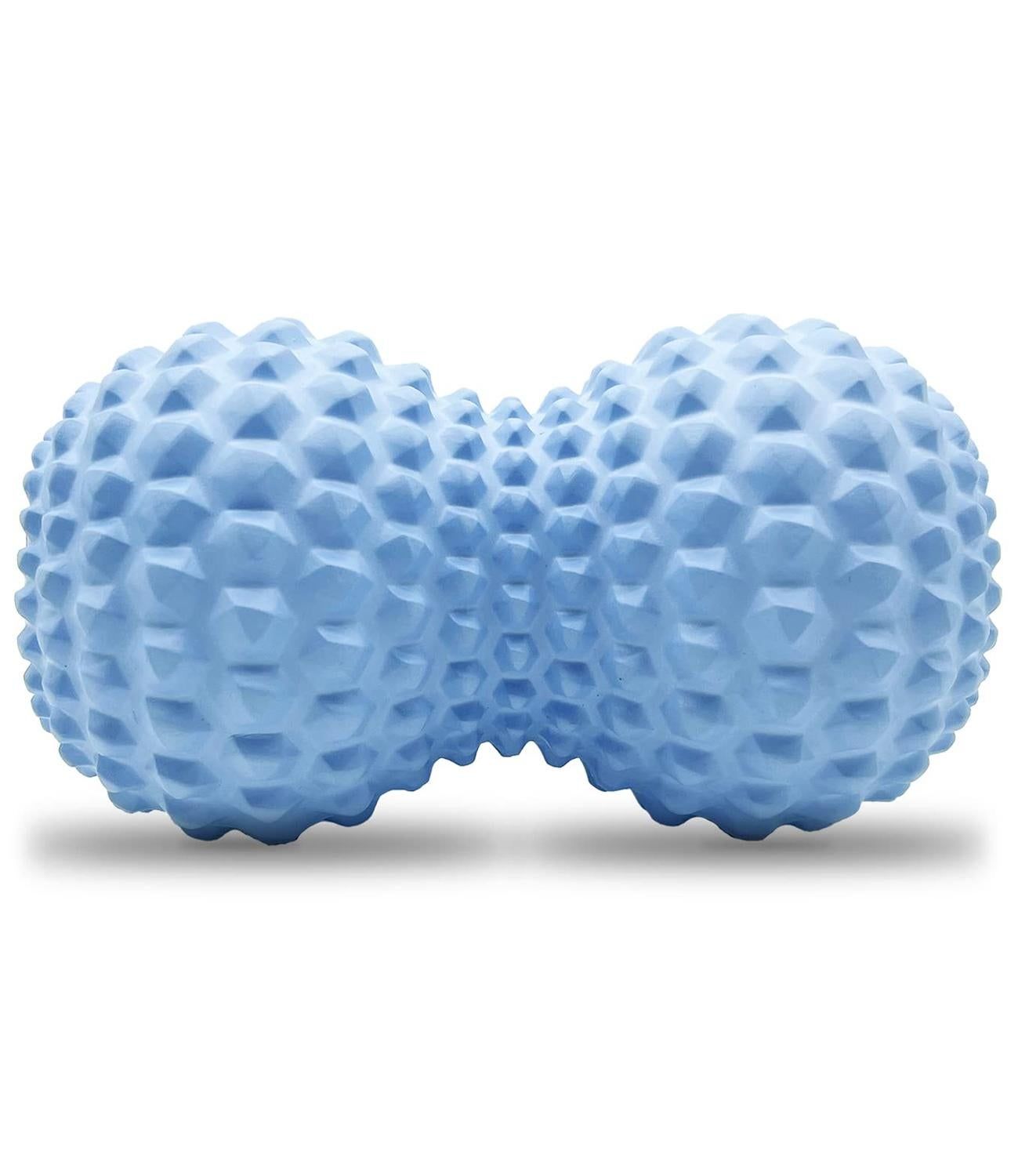 Peanut Massage Ball Double Lacrosse Roller For Deep Tissue Muscle And Myofascial Release - Blue V1308-DSZKI-477-2