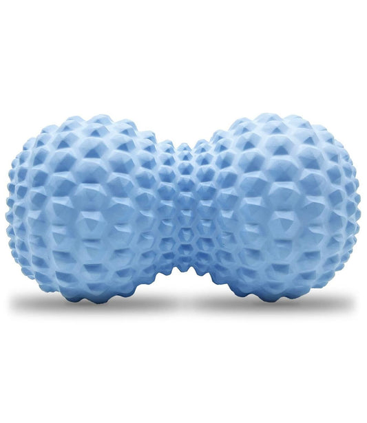 Peanut Massage Ball Double Lacrosse Roller For Deep Tissue Muscle And Myofascial Release - Blue V1308-DSZKI-477-2
