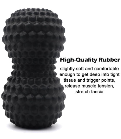 Peanut Massage Ball Double Lacrosse Roller For Deep Tissue Muscle And Myofascial Release - Blue V1308-DSZKI-477-2