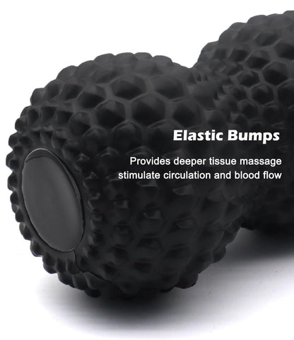 Peanut Massage Ball Double Lacrosse Roller For Deep Tissue Muscle And Myofascial Release - Blue V1308-DSZKI-477-2