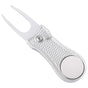 Stainless Steel Golf Green Fork Turf Repair Tool for Lawn Care and Divot Maintenance - Silver V1308-DSZKI-479-10